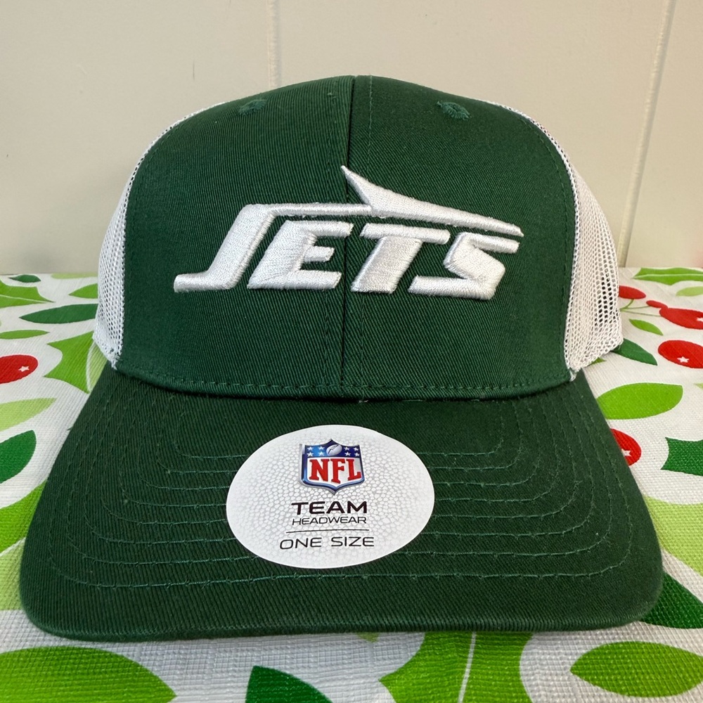 NWT Men’s New York Jets Green Snapback Adjustable Green Hat